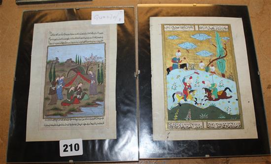 Pair of Persian pictures
